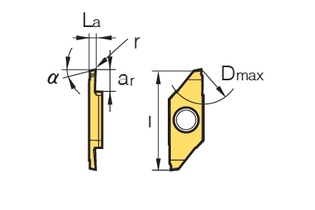Пластина Korloy SBCR/L 251012-R PC8110