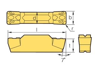 Пластина Korloy MGMN 200-М NC3220