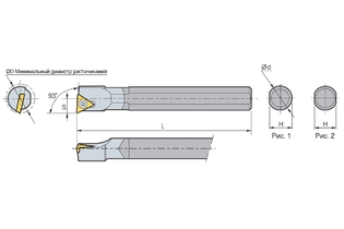 Державка Korloy C08K-STUPR/L-08