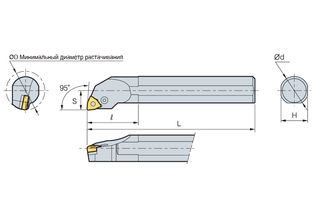 Державка Korloy S32S-PWLNR/L-06