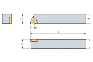 Державка Korloy SWACR/L 1010-E04