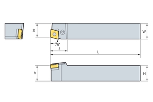 Державка Korloy PCBNR/L 2020-K12