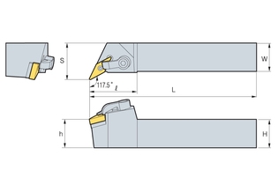 Державка Korloy MVQNR/L 3232-P16