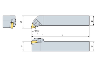 Державка Korloy WTXNR/L 3232-P16