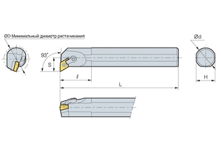 Державка Korloy S32S-MDUNR/L-15-3