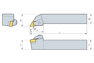 Державка Korloy DDJNR/L 2525-M15