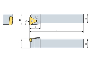 Державка Korloy PTFNR/L 2525-M22N