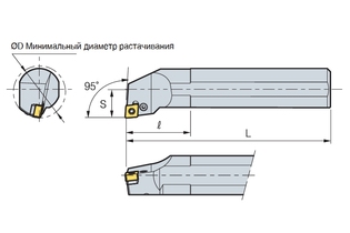 Державка Korloy S20Q-PCLNR/L-09-4N