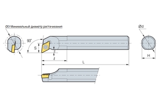 Державка Korloy S25R-SDUCR/L-11