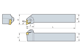 Державка Korloy DTFNR/L 2525-M22