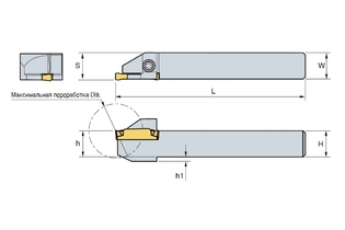 Державка Korloy KGEHR/L1616-2-D32A