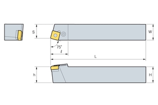 Державка Korloy PSBNR/L 3232-P12N