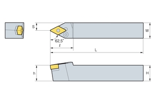 Державка Korloy PDNNR/L 3232-P15-3N