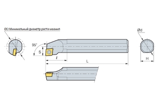 Державка Korloy S16R-SCLPR/L-09