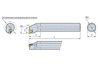 Державка Korloy A40T-PTFNR/L-16N