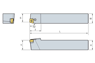 Державка Korloy PCBNR/L2020-K09-4N