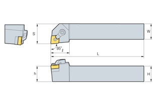 Державка Korloy MCLNR/L 2525-M16