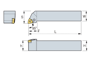 Державка Korloy PWLNR/L 2525-M08