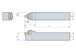 Державка Korloy WTENN 2525-M22