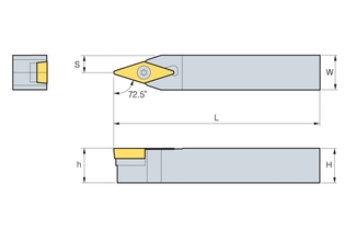 Державка Korloy SVVBN 2020-K16
