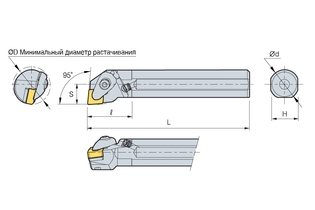 Державка Korloy A25R-DCLNR/L-09