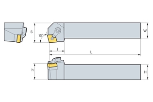 Державка Korloy MCKNR/L 3232-P12