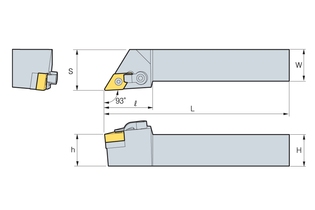 Державка Korloy MDJNR/L 3232-P15-3