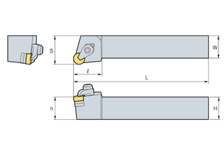 Державка Korloy CRGNR/L 2525-M12C