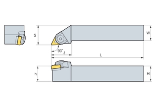 Державка Korloy WTJNR/L 3232-P16