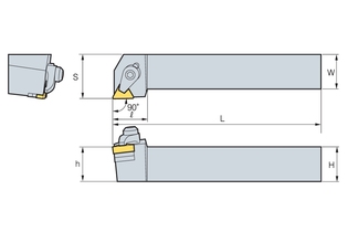 Державка Korloy CTGNR/L 2525-M16C