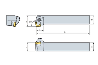 Державка Korloy DCKNR/L 4040-S16