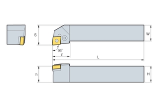 Державка Korloy PCLNR/L 1616-H09N