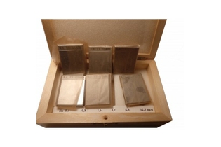 Образец шероховатости поверхности (сравнения) ОШС-ПП 0,025...0,8 ГОСТ 9378-93 - латунь