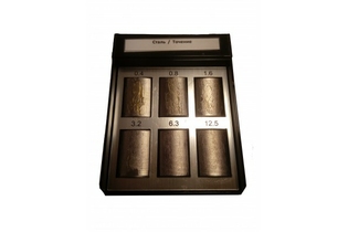 Образец шероховатости поверхности (сравнения) ОШС-Р 0,4...12,5 ГОСТ 9378-93 - медь