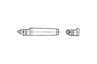 Полуцентр упорный твердосплавный 7032-0078 КМ3