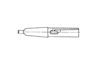 Втулка переходная длинная 1/1 6100-0301 Биение 0,015 сталь 40х ГОСТ 13598-85