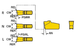 N151.2-300-5F 1125 Режущая пластина T-Max® Q-Cut для отрезки (sandvik)
