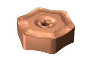 HNGF 09 05 20-KM 1020 Режущая пластина CoroMill® S-60 для фрезерования (sandvik)
