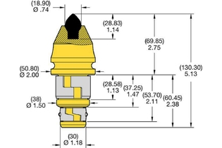 DS104DR-X 5598219 DS104DR X DS104DR X kennametal