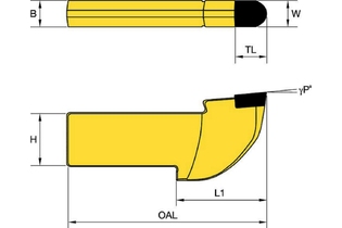 Хвостовик 25 мм (1/2 x 1) 1011207 CJ2 FT CJ2 FT kennametal