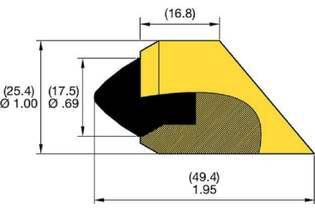 Welding Bar Bit • BR3 1858622 BR3 BR3 kennametal