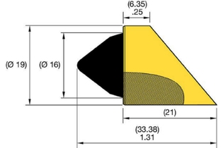 Welding Bar Bit • BR1 1800063 BR1 BR1 kennametal