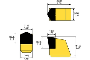 Welding Bar Teeth • KFWT316050NNS 5379529 KFT31 KFT31 kennametal