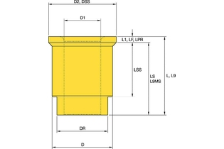 30mm Series 1131754 BBS30.65H BUSHING BBS30.65H BUSHING kennametal