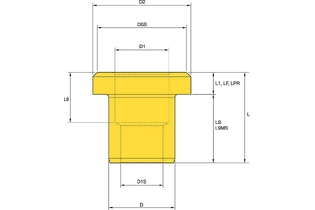 38mm Series 3737341 TS-K30S IH BUSHING TS-K30S IH BUSHING kennametal