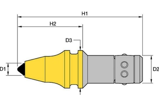 C-24/U-43 1010302 C24 C24 kennametal