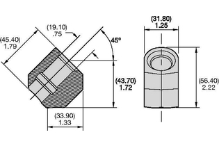 C20/U43NS Block 1012273 C20 C20 kennametal