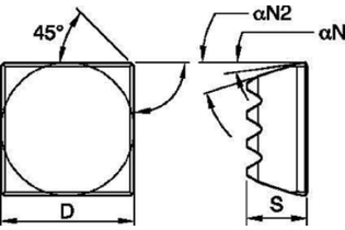 RIQ-R04 • Чистовая обработка седла клапана 6183780 RIQB7C4500S RIQB7C4500S kennametal