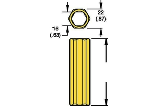 H-Tubing (7/8 Hex Drill Systems) 1011489 H054H TUBING H054H TUBING kennametal