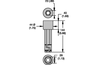 Переходной патрон 5/8 и 7/8 2454683 5450 2 CHUCK ADAPTER 5450 2 CHUCK ADAPTER kennametal